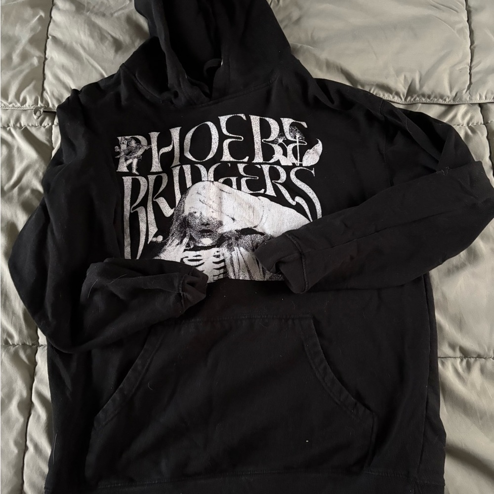 Black Phoebe Bridgers Pullover Hoodie -